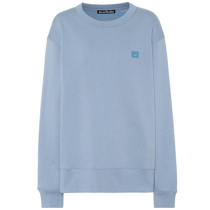 ACNE STUDIOS 雾霾蓝笑脸经典卫衣 €200